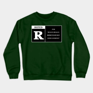 Rated R black Crewneck Sweatshirt